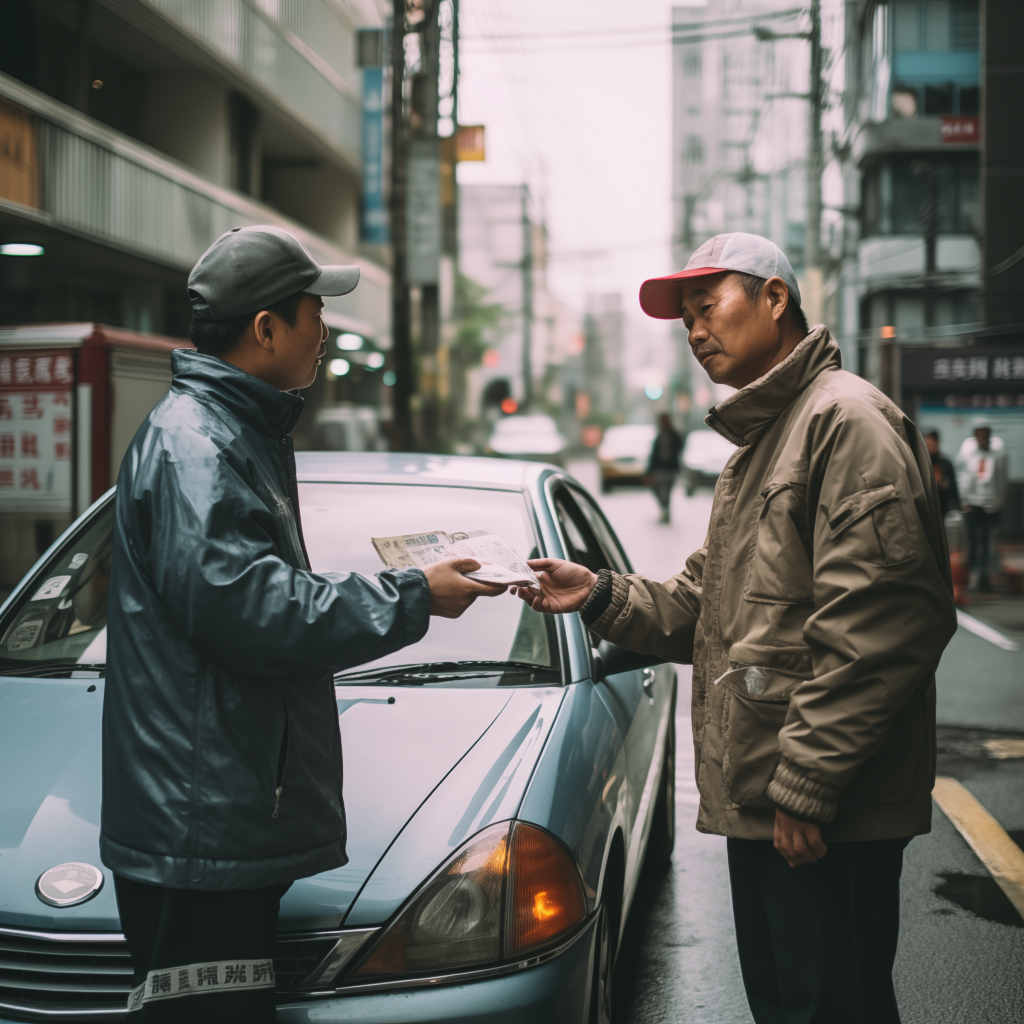 Tipping the taxi driver