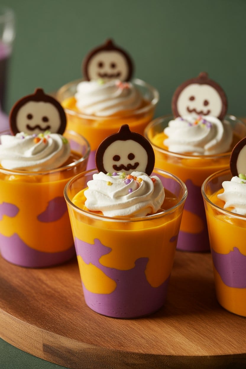 Kawaii Halloween Pudding