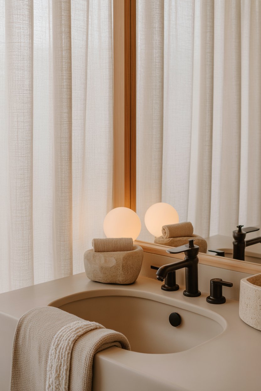 Soft, neutral color palettes